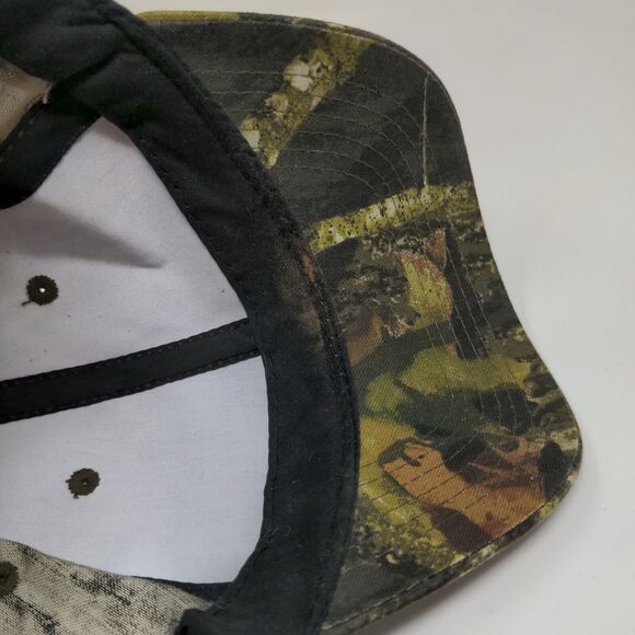 Mossy Oak Break Up Men's Strapback Camo Hat Green Brown OSFM - Picture 8 of 9